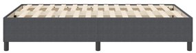 Boxspring Ágy Sötétszürke 120x200 cm Corduroy Szövet