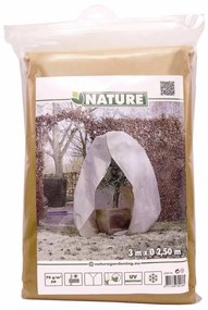 Nature Winter bézs gyapjú takarófólia cipzárral 70 g/m² 3x2,5x2,5 m