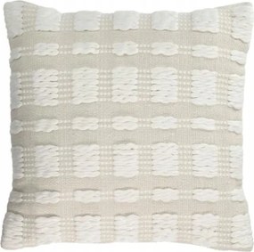 Kave Home Aima párnahuzat krém/fehér Boho 45x45 cm