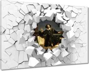 Vászonkép 90x60 Csillagász Kopernikusz Beszélgetés