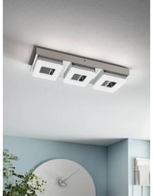 Eglo 95656 - FRADELO LED mennyezeti lámpa 3x4W 230V