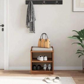 SANDNES tömör fenyőfa előszobapad 45x40x50 cm