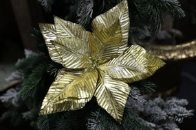 Arany fényes mikulásvirág 28cm