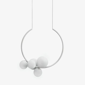 Lucis fĂŒggĆlĂĄmpa Ohm 29W Led 4000K ĂŒveg fekete opĂĄl ZL2.L2.O55.61L Dal