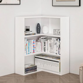 Adel könyvespolc, fehér, 60×60 cm – TR506MNR1538