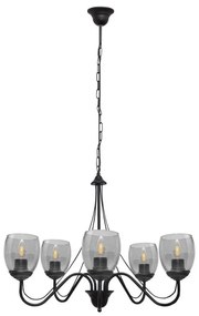 Csillár láncon ALLENA 5xE27/15W/230V