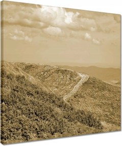 Vászonkép 40x40 Lengyel Bieszczady hegyek