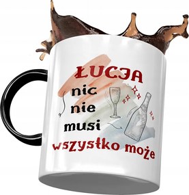 Fekete Bögre Lúcia Barátnőknek Ajándék Nyomtatott Fotóval