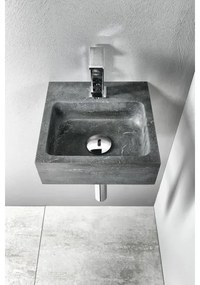 Sapho - BLOK fali mosdó 30x30 cm antracit