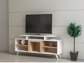TV asztal/Szekrény Kuko (fehér + teak)  . 1102238