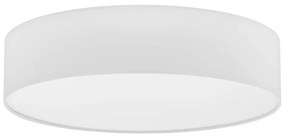 Fehér mennyezeti lámpa textil búrával PASTERI – EGLO