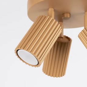 Sollux SL.1563 - Spotlámpa KARBON 3xGU10/10W/230V arany