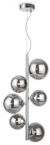Maytoni MOD545PL-06CH - Csillár zsinóron DALLAS 6xG9/28W/230V króm