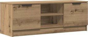 vidaXL TV szekrény Artisan tölgy 102x35x36,5 cm Műanyag fa