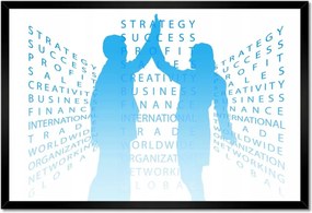 Poszterek keretben 60x40 Sikeres együttműködés