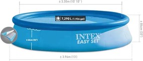 Intex Easy Set medence 3,96 x 0,84 m szűrőberendezés nélkül