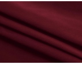 Borvörös bársony kinyitható-tárolóhelyes sarokkanapé (jobb oldali-heverő résszel) Kapua – Makamii