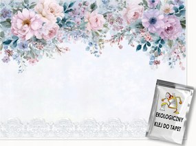 Fotótapéta Virágok Lógó Beton Hálószoba Nappali Tapéta Flizelina 250x175