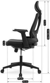 Fekete Irodai Forgószék TRYN