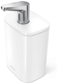 Fehér acél szappanadagoló 473 ml Pulse – simplehuman
