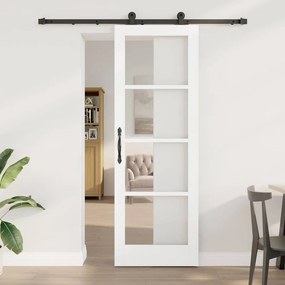 Csúszóajtó ORKDAL Fehér 73.5 x 211 cm Fa és fém