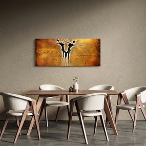 Festmény képe egy táncoló párról (120x50 cm)