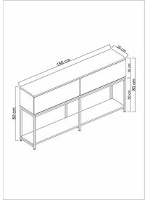Lord Black and Silver szekrény