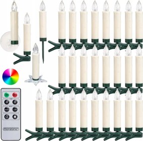 Karácsonyfa Világítás Lámpa 30 Távirányító Többszínű