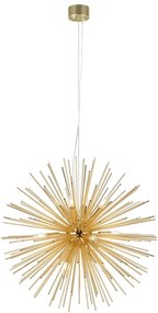 Aranyszínű függőlámpa fém búrával 72x72 cm Soleil - Markslöjd