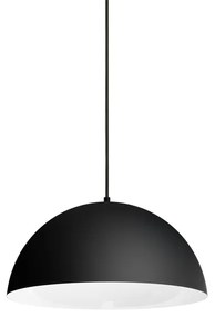RENDL R11701 MONROE függő lámpatest, fém matt fekete/fehér