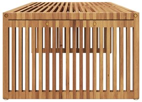 Kerti Oldalasztal 110x55x35,5 cm Tömör Tíkfa