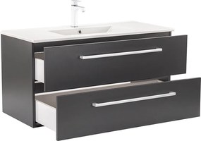 Vario Clam 100 alsó szekrény mosdóval antracit-antracit