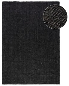 Fekete juta szőnyeg 160x230 cm Bouclé – Hanse Home