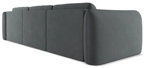 Sötétszürke sarokkanapé (jobb oldali) Hoku – Makamii