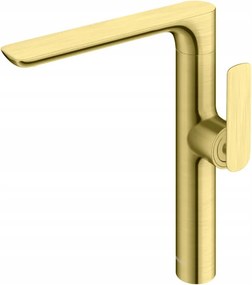 Álló konyhai csaptelep Kohlman Experience Brushed Gold QB146EGDB