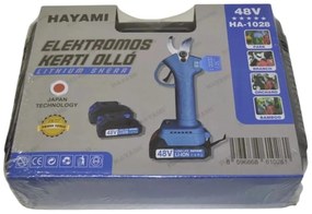 Akkus metszőolló HAYAMI HA-1028 (21V / 28 mm)
