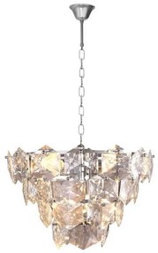 Csillár láncon DIANA 6xE14/40W/230V matt króm