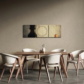 Kép - Sakk 2 (órával) (90x30 cm)