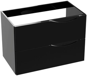 LaVita Kolorado szekrény 80.5x46x54.2 cm Függesztett, mosdó alatti fekete 5900378324713