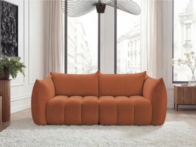Narancssárga buklé kanapé 234 cm Azra – Bobochic Paris