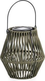 Khaki napelemes LED lámpás (magasság 17 cm) Juny – Yes Everyday