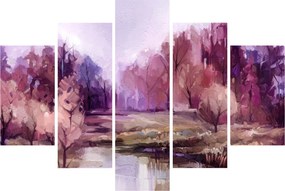 Kép - Őszi tájképfestés (150x105 cm)