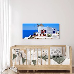 Kép - Kis ház Görögországban (120x50 cm)