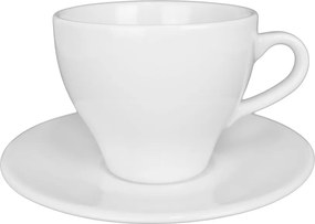 Csésze és csészealj 200ml 14cm fehér Paula Lubiana