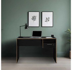 PC asztal Calliope 2 (antracit + tölgy) . Akció -20%. 1109390