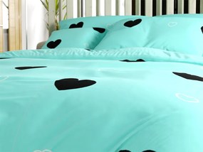 Mikroszálas ágyneműhuzat CORAZON BLEND kék Ágyneműhuzat mérete: 70 x 90 cm | 140 x 200 cm