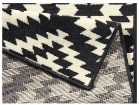 Basic Nordic fekete-fehér futószőnyeg, 80 x 200 cm - Hanse Home