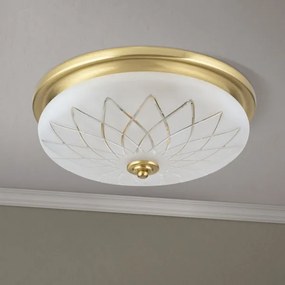 Orion DL 7-791/37 - Mennyezeti lámpa PORTO 2xE27/40W/230V átm. 37 cm arany