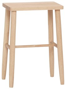 Natúr színű tölgyfa bárszék (ülésmagasság 52 cm) Folk – Hübsch