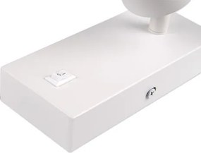MasterLED Ring fehér oldalfali lámpa GU10-es foglalattal